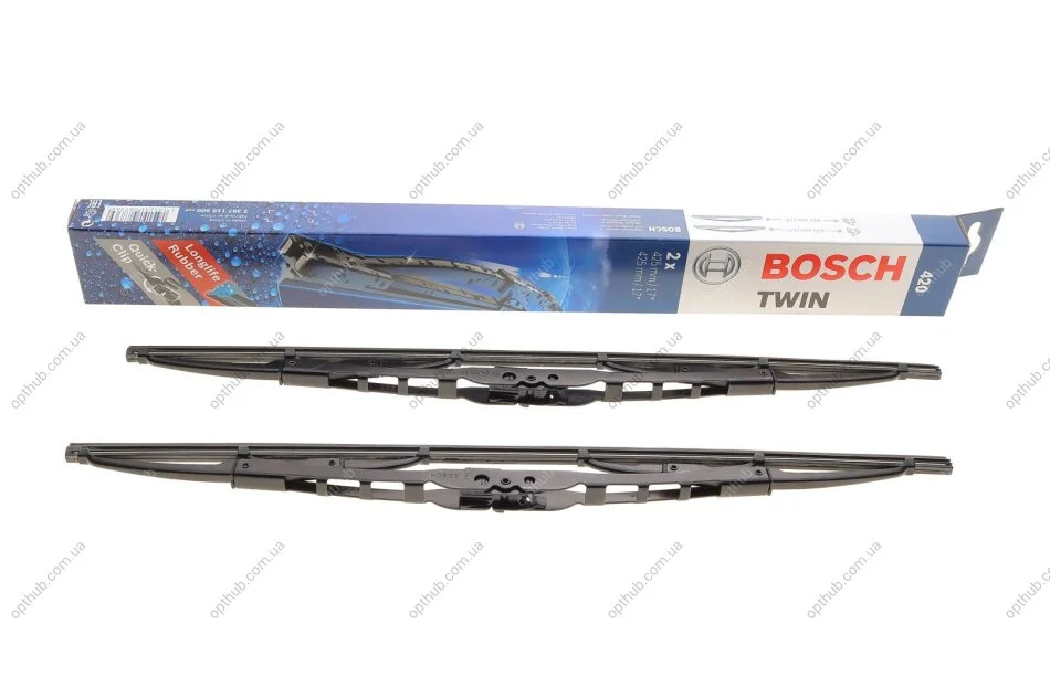 Щітки склоочисника (425/425mm) Toyota Corolla/Mitsubishi Colt/Lancer 68- UA63 BOSCH 3 397 118 500 (фото 1)