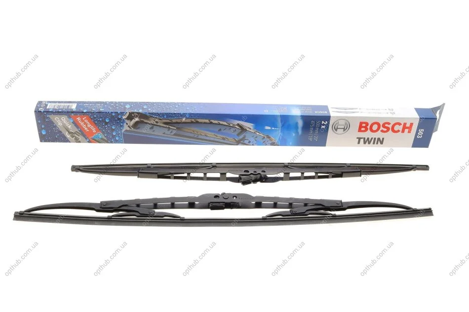 Щітки склоочисника (500/475mm) Mitsubishi Pajero/Nissan Cedric/Opel Astra F 87- UA63 BOSCH 3 397 118 565 (фото 1)