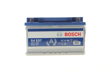 Акумулятор 12В/65Аг/650А/18,63кг BOSCH DSC0092S4E070