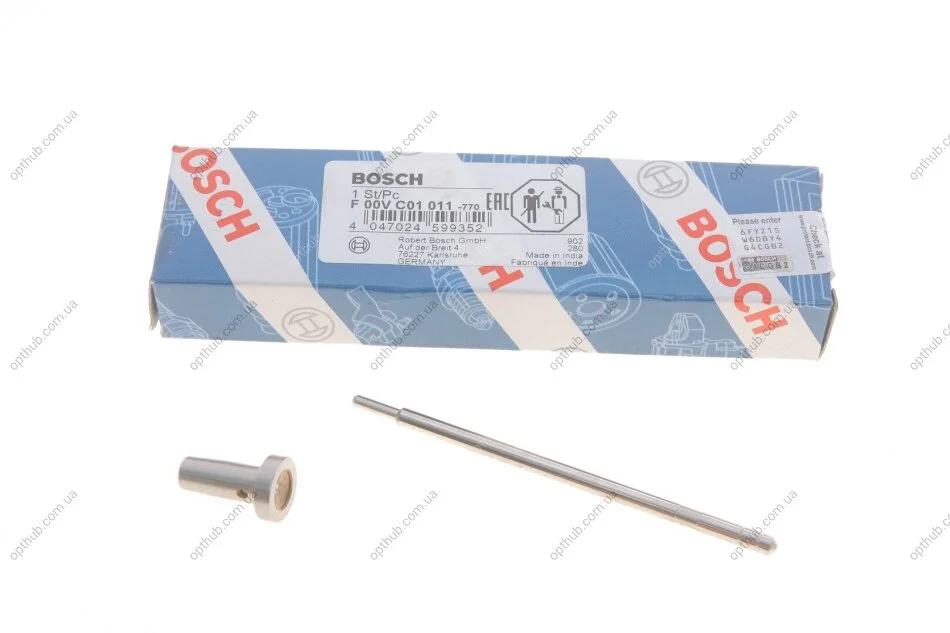 Комплект клапанів (вир-во Bosch) F00VC01011 BOSCH F 00V C01 011 (фото 1)