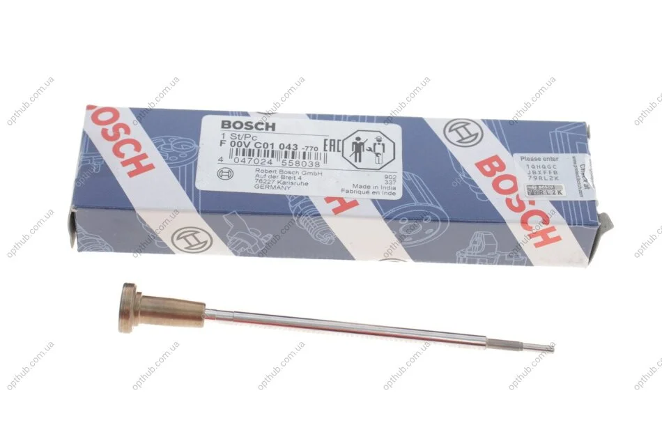 Комплект клапанів (вир-во Bosch) BOSCH F00VC01043 (фото 1)