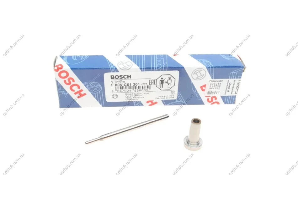 Шток форсунки паливної Volvo S60/S80/XC70/XC90 2.4D 01-10 (opt-om) BOSCH F 00V C01 301 (фото 1)