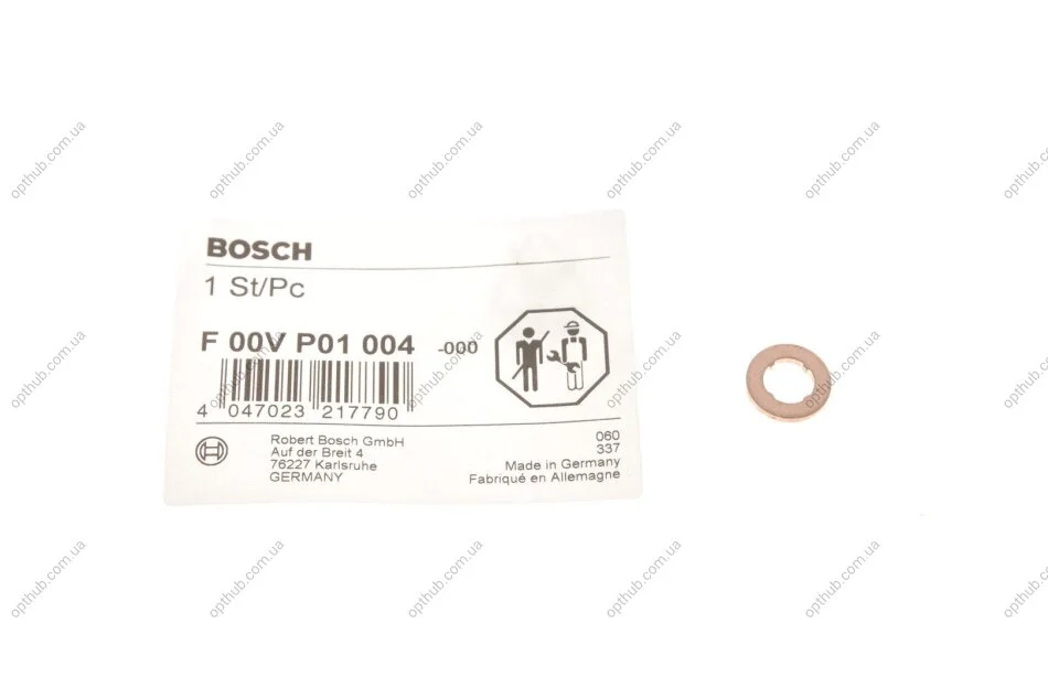 Кільце ущільнювача форсунки CR (вир-во Bosch) BOSCH F00VP01004 (фото 1)