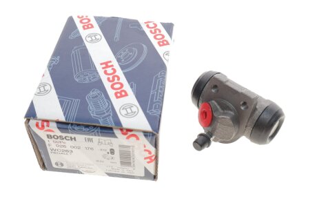Циліндр гальмівний робочий ЗАДН D=22 PEUGEOT 309 I (10C, 10A) 10/85-12/89 / PEUGEOT 309 II (3C, -ua BOSCH F 026 002 176