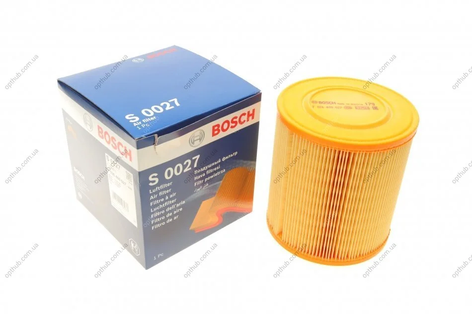 Фільтр повітряний (вир-во Bosch) F026400027 BOSCH F 026 400 027 (фото 1)