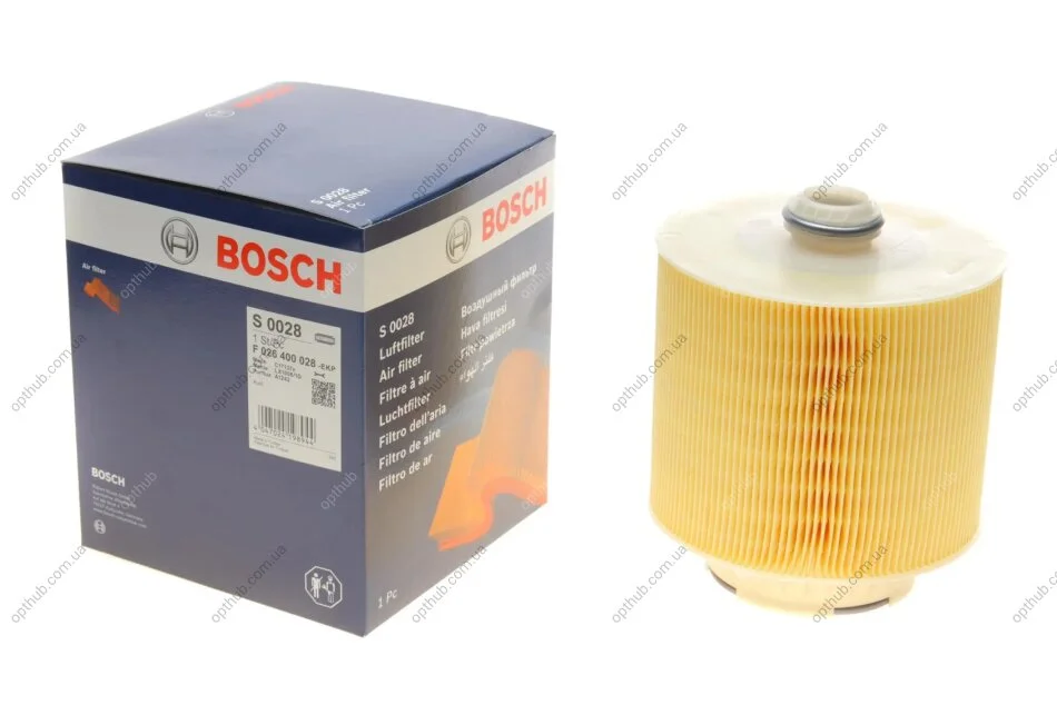 ВКЛАДИШ ПОВІТРЯНОГО ФІЛЬТРУ BOSCH F 026 400 028 (фото 1)