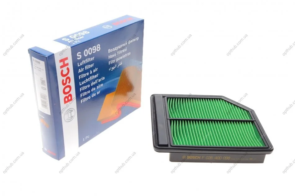 Фильтр повитряний Honda Civic VII/VIII 1.8 i 05-13 UA63 BOSCH F 026 400 098 (фото 1)