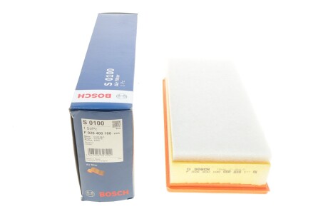 Фільтр повітряний Fiat Scudo/Citroen Jumpy/Peugeot Expert 1,8-3,0 98- (з поролоном) UA63 BOSCH F 026 400 100