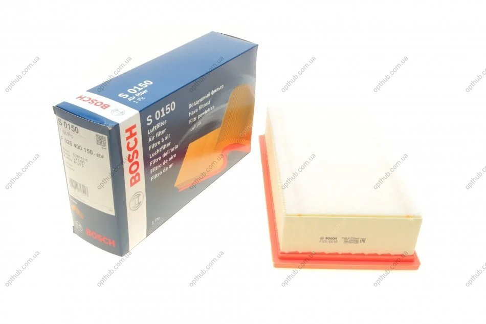 Фільтр повітряний Citroen C4/Peugeot 307/308 2.0HDI 04- UA63 BOSCH F 026 400 150 (фото 1)