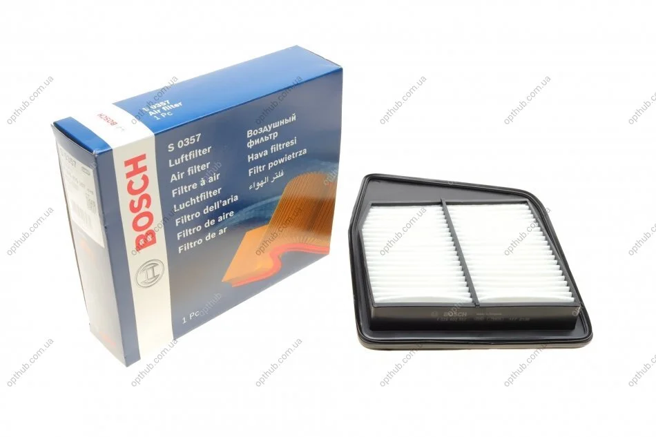 Фільтр повітряний HONDA (вир-во Bosch) F026400357 BOSCH F 026 400 357 (фото 1)