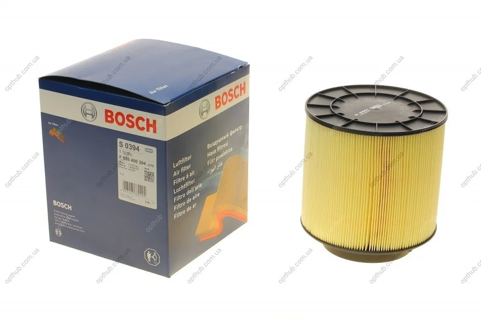 Фільтр повітряний AUDI A4, Q5 3.0 TFSI 08- (вир-во) F026400394 BOSCH F 026 400 394 (фото 1)