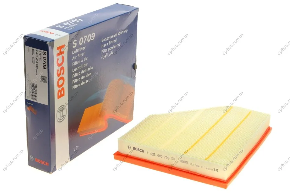 Фільтр повітряний BMW 3 (G20) 18- (B46/B48) (opt-om) BOSCH F 026 400 709 (фото 1)