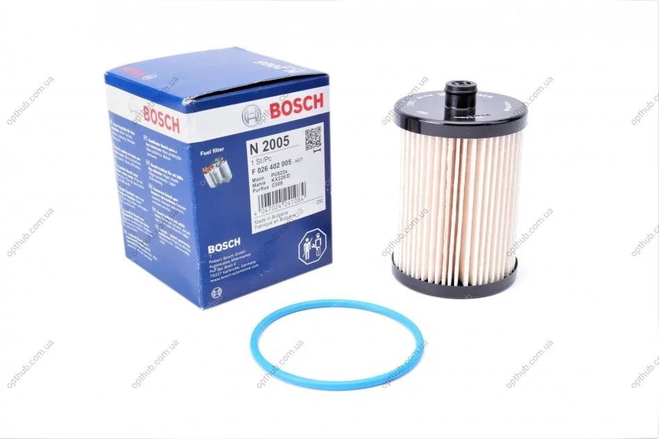 Фільтр паливний VOLVO S60, S80 2.4 01- (вир-во) F026402005 BOSCH F 026 402 005 (фото 1)