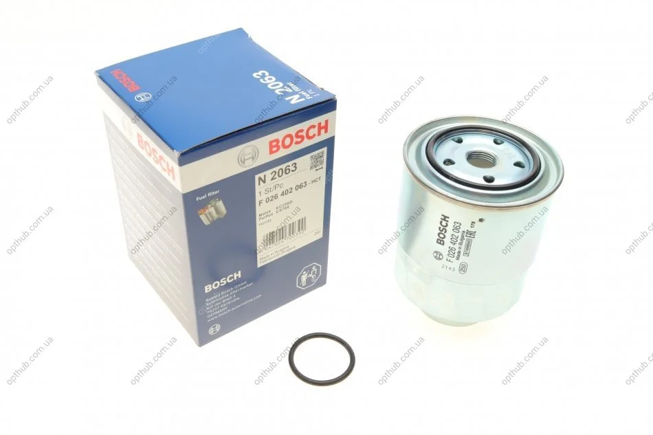 Фільтр паливний HONDA CR-V 2.2 CTDI 07- (вир-во) F026402063 BOSCH F 026 402 063 (фото 1)