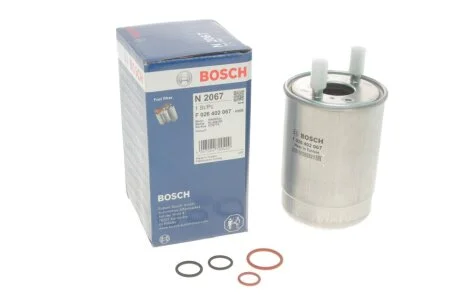 Фільтр паливний RENAULT SCENIC ІІІ, MEGANE ІІІ, FLUENCE 1,5 - 1,9 2008 - -ua BOSCH F 026 402 067