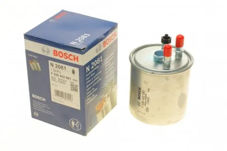 Фільтр паливний RENAULT KANGOO II, LAGUNA III 1.5-2.0 DCI 07- (вир-во) F026402081 BOSCH F 026 402 081