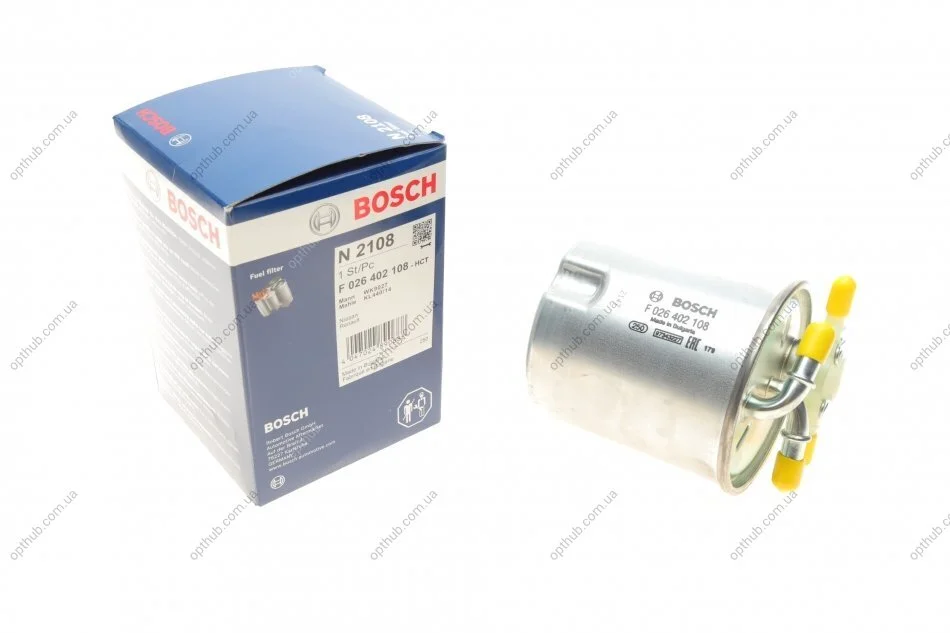 Фільтр палив. Nissan Qashqai, X-Trail; Renault Koleos (вир-во) F026402108 BOSCH F 026 402 108 (фото 1)