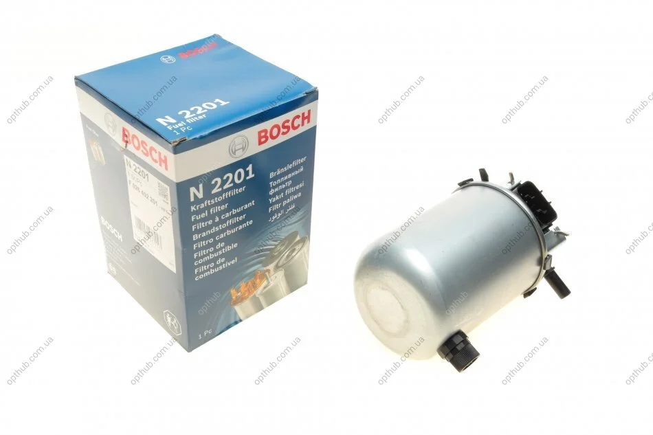 Фильтр топливный Nissan Qashqai II 1.5dCi/1.6dCi 13-14 (K9K) (opt-om) BOSCH F 026 402 201 (фото 1)
