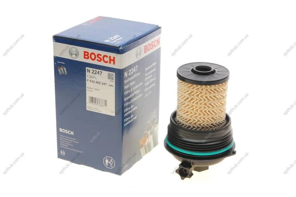 Фільтр паливний RENAULT MEGANE IV 1.5 dCi 15- (вир-во) F026402247 C.I.U BOSCH F 026 402 247 (фото 1)