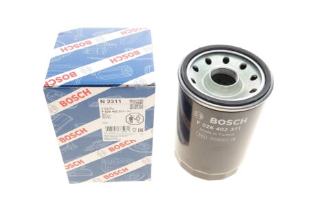 Фільтр паливний Volvo 9700/9900/FM/B11/Renault Trucks C/D/K/T 7.7D-12.8D 03- F 026 402 311 (opt-om) BOSCH F026402311