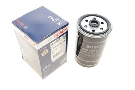 Фільтр паливний Hyundai Elantra/i30/i40/Santa Fe 1.4-1.2CRDi 11-/KIA Sorento 2.2 CRDi 1 (opt-om) BOSCH F 026 402 362