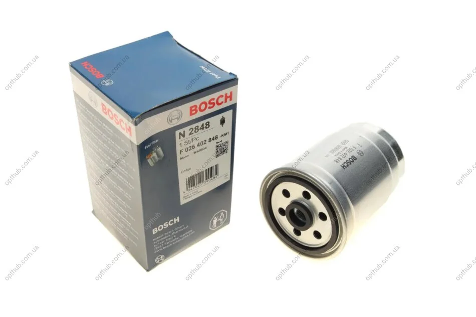 Фільтр паливний Jeep Wrangler/Dodge Nitro 2.8CRD 07- (opt-om) BOSCH F 026 402 848 (фото 1)