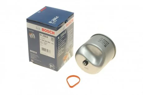 Фільтр паливний FORD 1.4-1.6 TDCI 08-, VOLVO 1.6 D2 10- (вир-во) F026402864 BOSCH F 026 402 864