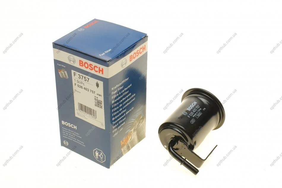 Фільтр паливний TOYOTA LC 100 4.7 (вир-во) F026403757 BOSCH F 026 403 757 (фото 1)