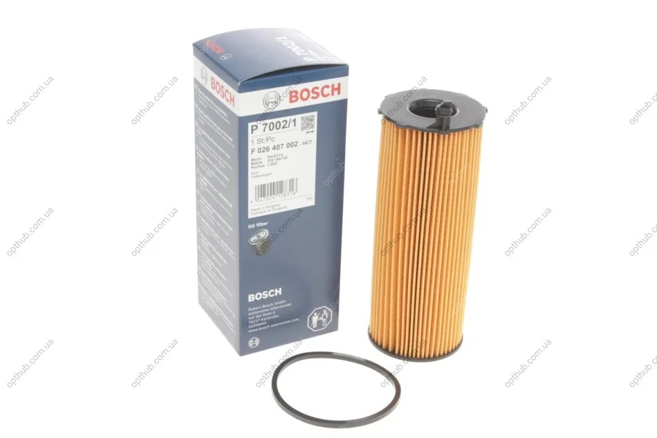 Фільтр масляний двигуна (вир-во Bosch) F026407002 BOSCH F 026 407 002 (фото 1)