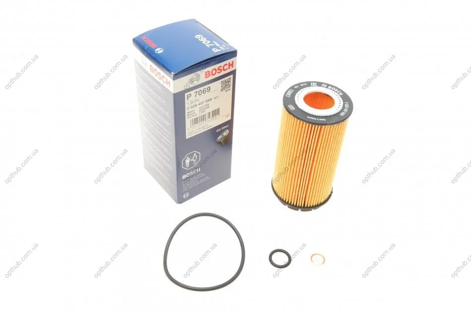 Фільтр масляний двигуна HYUNDAI (вир-во Bosch) F026407069 BOSCH F 026 407 069 (фото 1)