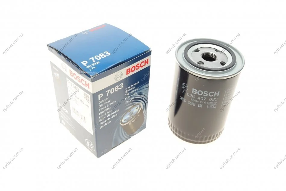 Фільтр масляний двигуна CITROEN, PEUGEOT (вир-во Bosch) F026407083 BOSCH F 026 407 083 (фото 1)