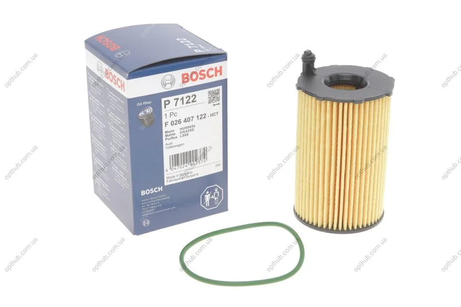 Фільтр масляний VAG 3.0 TDI 10- (вир-во) F026407122 BOSCH F 026 407 122 (фото 1)