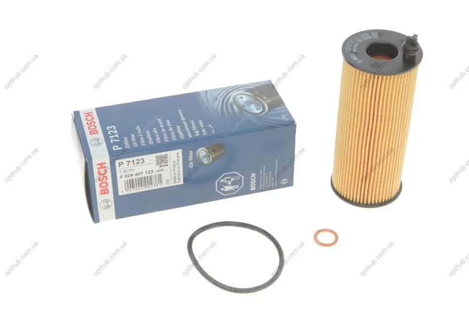 Фільтр масляний двигуна BMW, MINI 10- (вир-во) F026407123 BOSCH F 026 407 123 (фото 1)