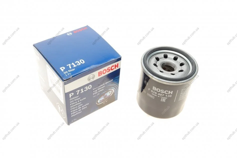 Фільтр масляний Chevrolet Aveo/Kalos/Spark 1.0-1.6 06- UA63 BOSCH F 026 407 130 (фото 1)