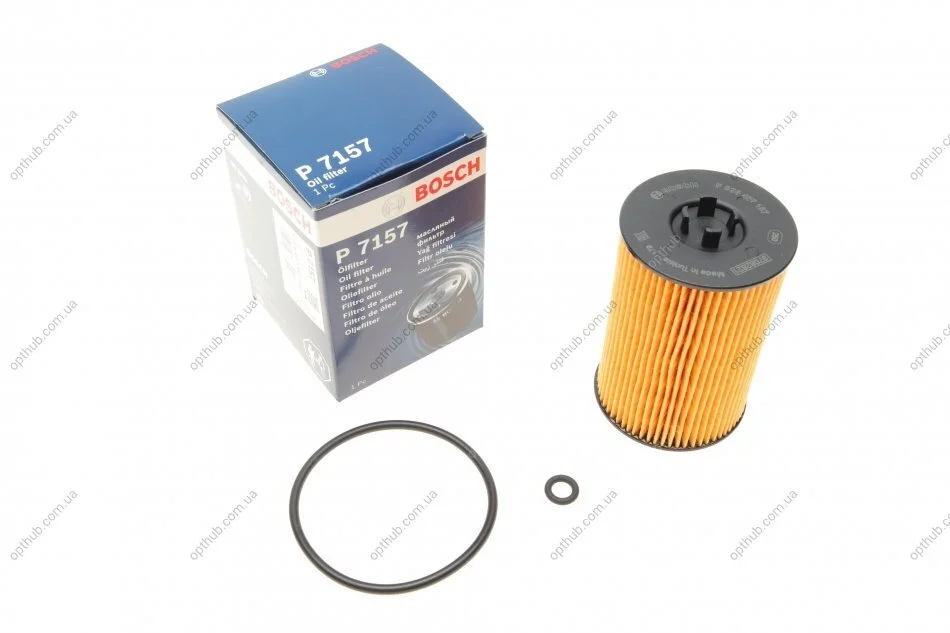 Фільтр масляний двигуна VW GOLF VII, SKODA OCTAVIA III 1.6-2.0 TDI 13- (вир-во) F026407157 BOSCH F 026 407 157 (фото 1)