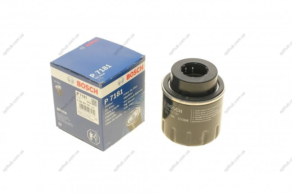 Фільтр масляний двигуна VAG (вир-во Bosch) F026407181 BOSCH F 026 407 181 (фото 1)