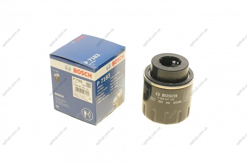 Фільтр масляний VAG 1.2-1.4 TSI 07- (вир-во) F026407183 BOSCH F 026 407 183 (фото 1)