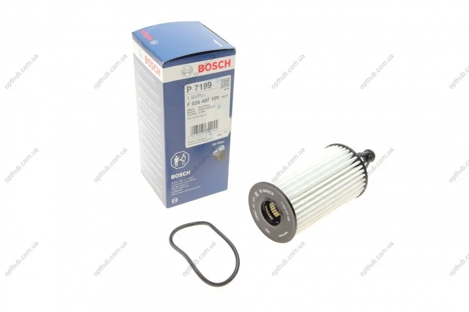 Фільтр масляний MB E (W/S212), S (W221) 3.0-5.0 BlueEFFICIENCY 10- (вир-во) F026407199 BOSCH F 026 407 199 (фото 1)