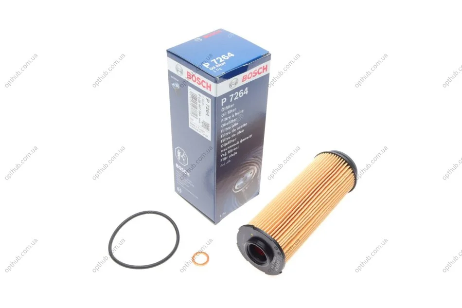 Фільтр масляний BMW 3, 5, X3, X5 3.0-5.0 d xDrive 18-, 4.0i 15- (вир-во) F026407264 C.I.U BOSCH F 026 407 264 (фото 1)