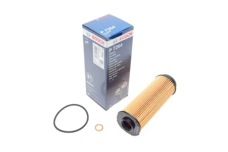 Фільтр масляний BMW 3, 5, X3, X5 3.0-5.0 d xDrive 18-, 4.0i 15- (вир-во) F026407264 C.I.U BOSCH F 026 407 264