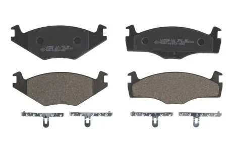Колодки пер. тормозные VW GOLF I/II/JETTA I/II -91/PASSA BRECK 208872070200