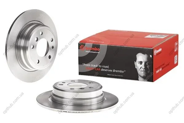 Диск гальмівний ЗАДН BMW 5 TOURING(E34) 11/91-01/97 5(E34) 12/87-11/95 -ua BREMBO 08.5174.34 (фото 1)