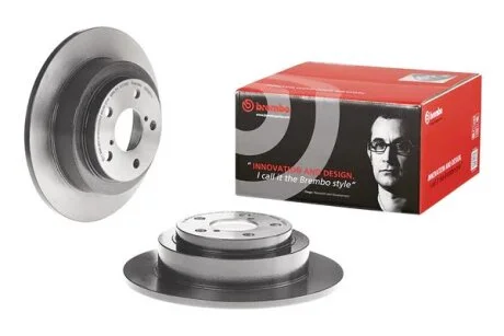 ДИСК тормозной задней SUBARU FORESTER, IMPREZA, LEGACY BREMBO 08.6897.11