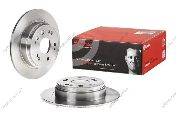 Диск гальмівний ЗАДН HONDA CR-V 2.0 02- -ua BREMBO 08.8868.20 (фото 1)