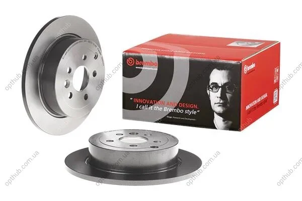 Диск гальмівний ЗАДН LAND ROVER FREELANDER 2.2DT 06 -ua BREMBO 08.9913.11 (фото 1)