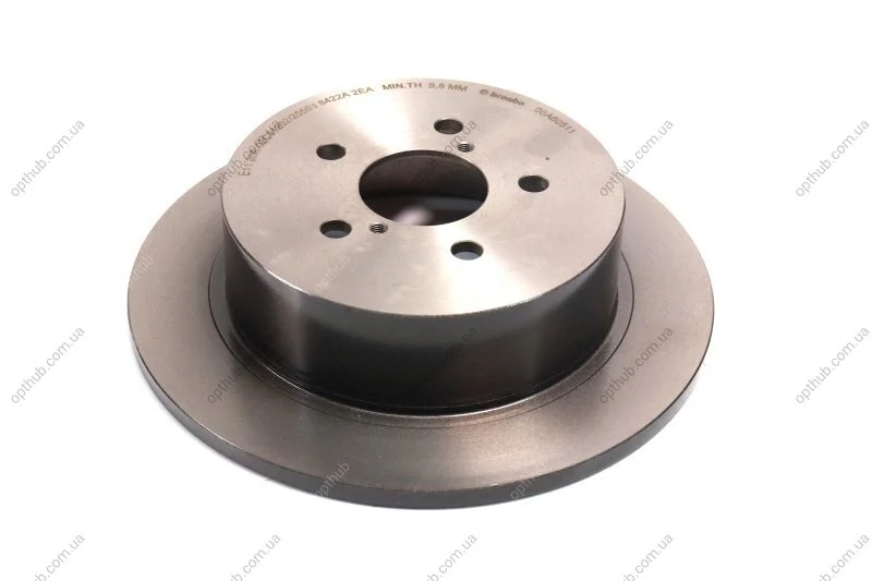 Диск гальмівний ЗАДН SUBARU LEGACY IV 2.0-2.5 03-, OUTBACK (BL, BP) 2.0-3.0 -09 -ua BREMBO 08.A605.11 (фото 1)