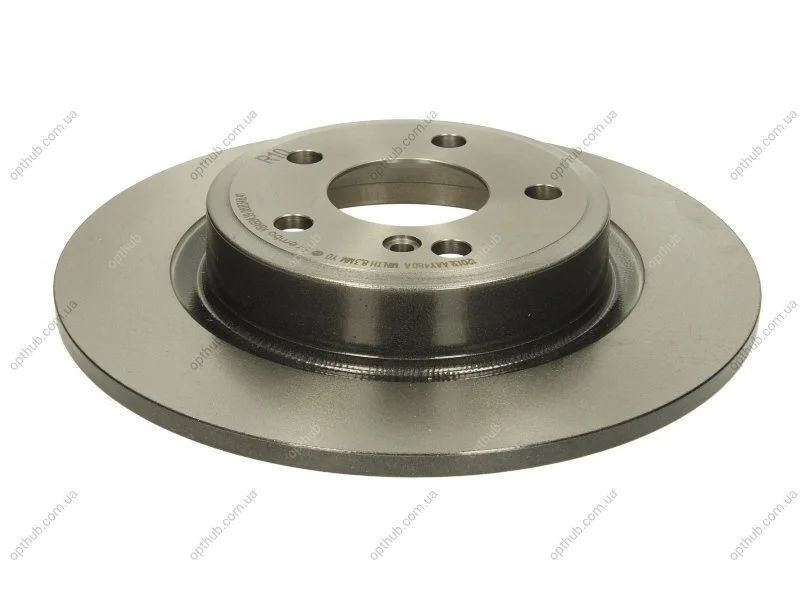 Диск гальмівний ЗАДН MERCEDES-BENZ A-CLASS (W176) 06/12- MERCEDES-BENZ B-CLASS (W246) (11/11-) (C11 -ua BREMBO 08.B348.41 (фото 1)