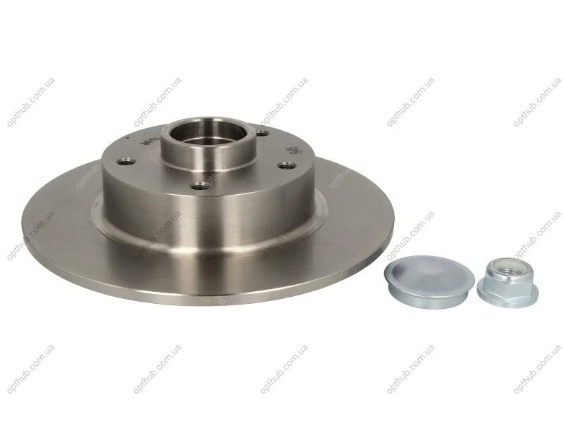 Диск гальмівний ЗАДН RENAULT MEGANE CC (EZ0/1_) (06/10-) R / RENAULT MEGANE III COUPE (DZ0/1_) 11/0 -ua BREMBO 08.B369.17 (фото 1)