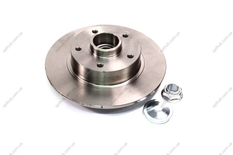Диск гальмівний ЗАДН RENAULT CLIO IV (BH_) 11/12,RENAULT FLUENCE (L3_) 02/10,RENAULT GRAND SCENIC I -ua BREMBO 08.B391.27 (фото 1)