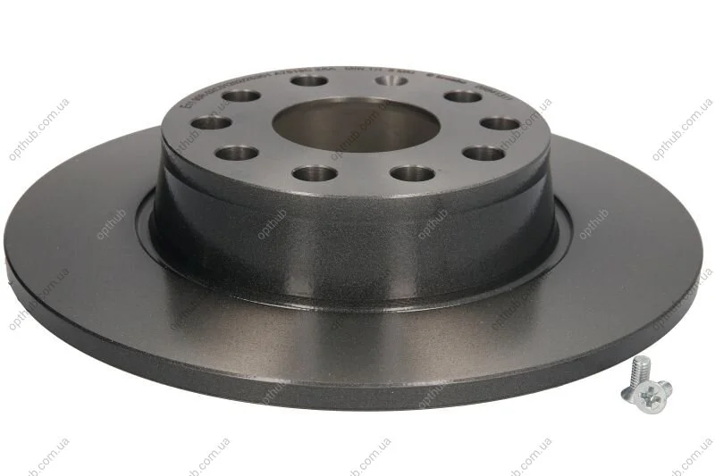 Диск гальмівний SKODA OCTAVIA 08-, SUPERB 08-; VW CADDY 2010-; SEAT LEON 05- задн. (вир-во) C.I.U BREMBO 08.B413.11 (фото 1)